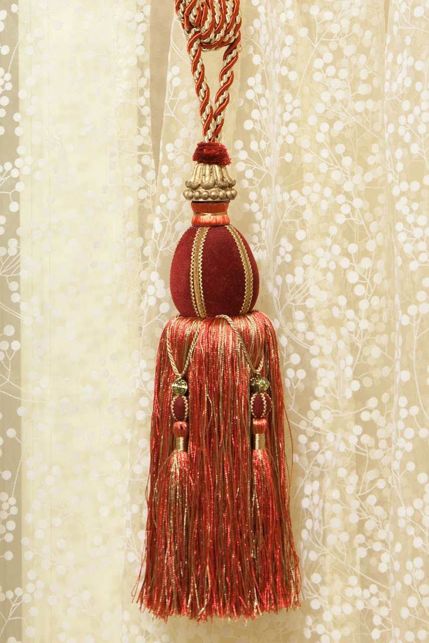 Luxury Red Tapestry Tassel